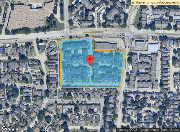  2626 Frankford Rd, Dallas, TX Parcel Map