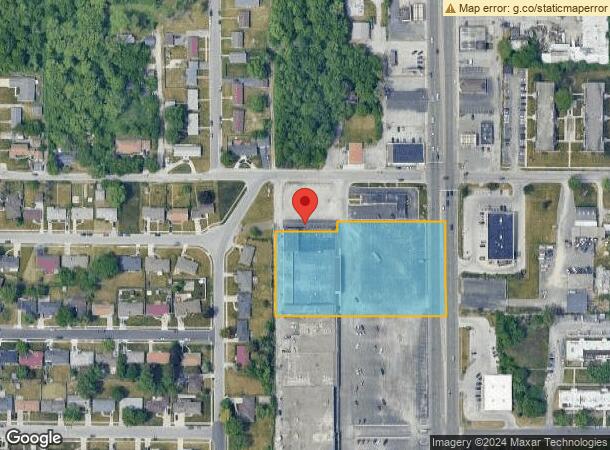  5340 Broadway, Merrillville, IN Parcel Map