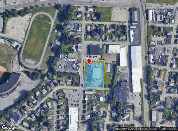 70 Bacon St, Pawtucket, RI Parcel Map