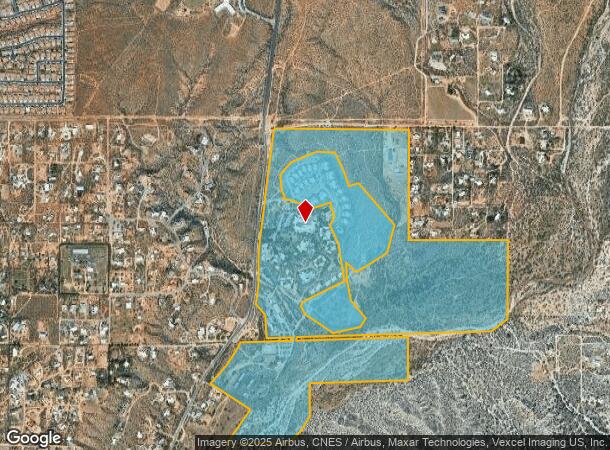 5000 E Via Estancia Miraval, Tucson, AZ Parcel Map