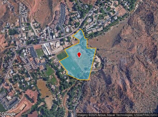 Interior Zion Park Blvd, Springdale, UT Parcel Map