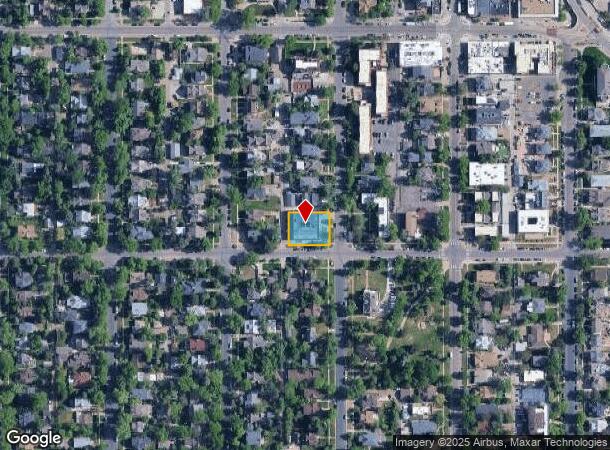  1005 12Th St, Boulder, CO Parcel Map