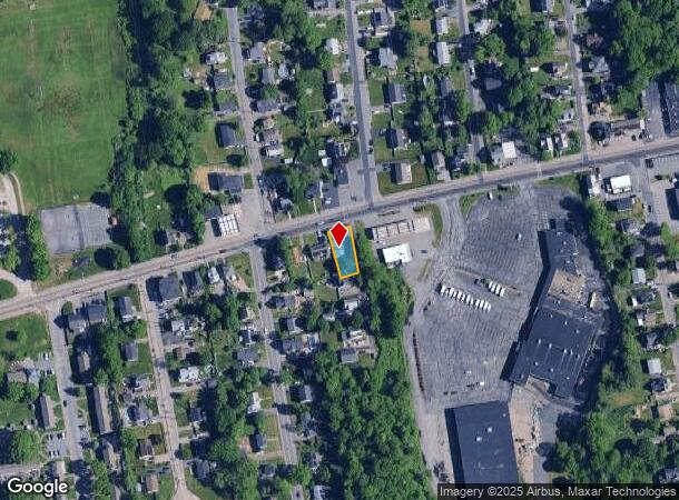 555 Centre St, Brockton, MA Parcel Map