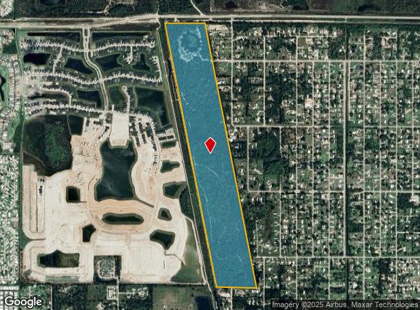 Access Undetermined, North Fort Myers, FL Parcel Map