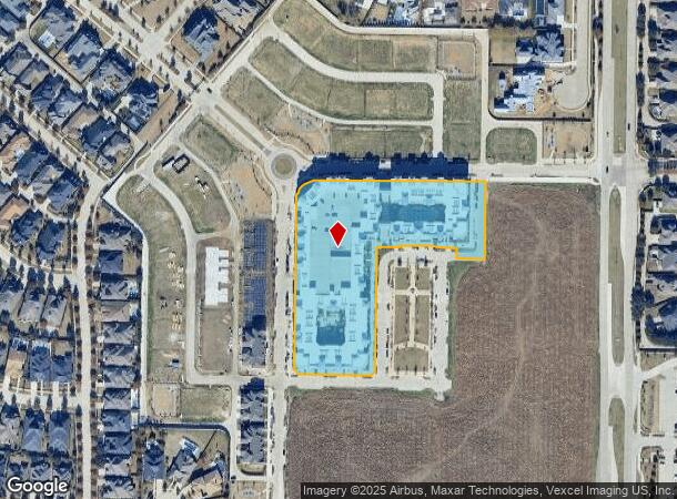  4444 Felix Way, Frisco, TX Parcel Map