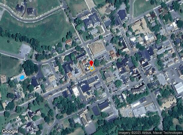  100 W Washington St, Middleburg, VA Parcel Map
