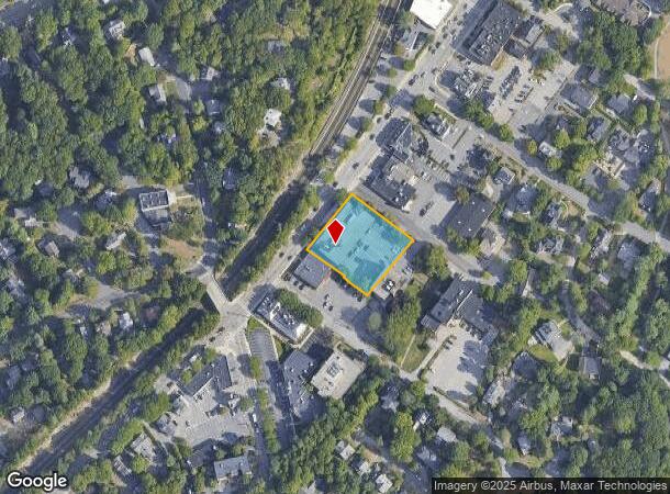  372 Washington St, Wellesley Hills, MA Parcel Map