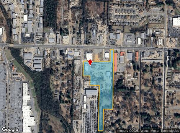 1525 E Oak St, Conway, AR Parcel Map