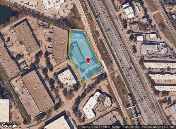  1611 N Interstate 35E, Carrollton, TX Parcel Map