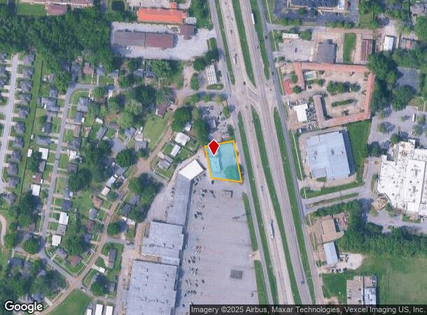 2041 Nw Evangeline Trwy, Lafayette, LA Parcel Map