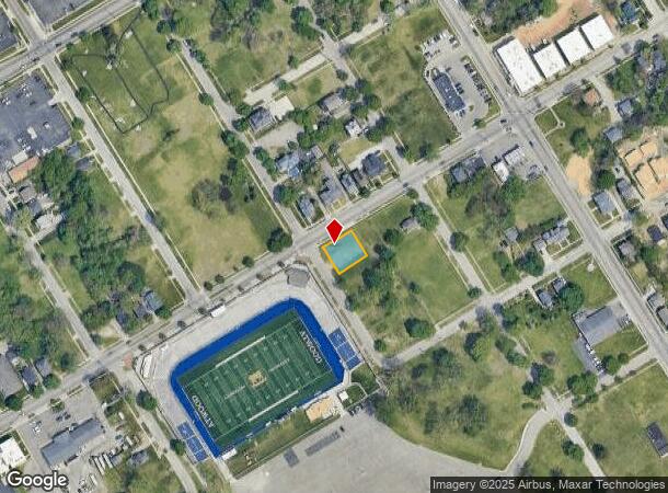  623 University Ave, Flint, MI Parcel Map