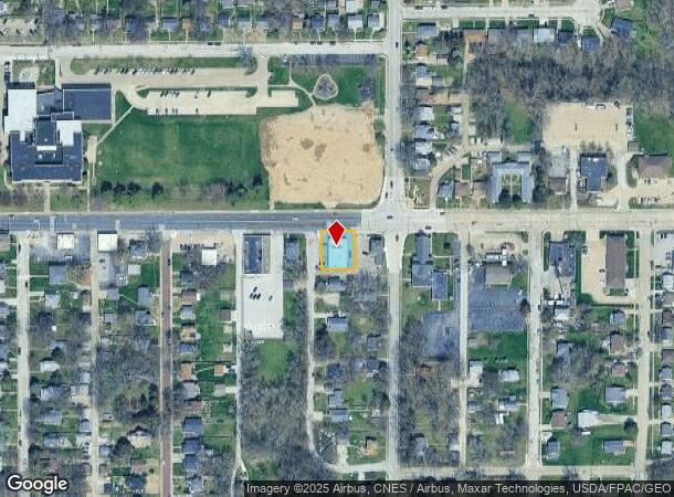 1601 E Locust St, Davenport, IA Parcel Map