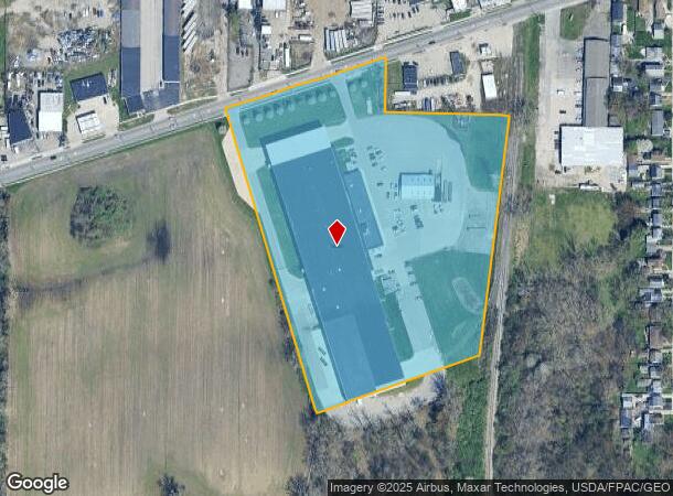  2495 Airport Hwy, Toledo, OH Parcel Map