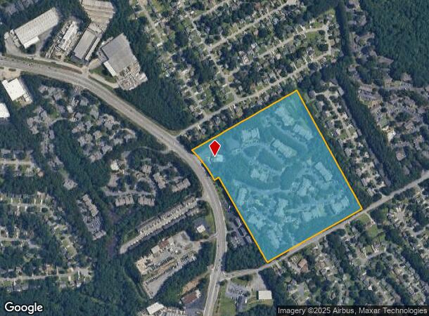  1300 Beaver Ruin Rd, Norcross, GA Parcel Map