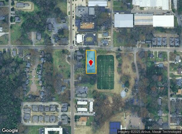  121 E South St, Collierville, TN Parcel Map