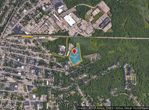  1101 Hillside Ave, Attleboro, MA Parcel Map