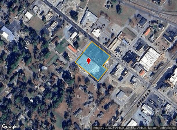 201 W 3Rd St, Pembroke, NC Parcel Map