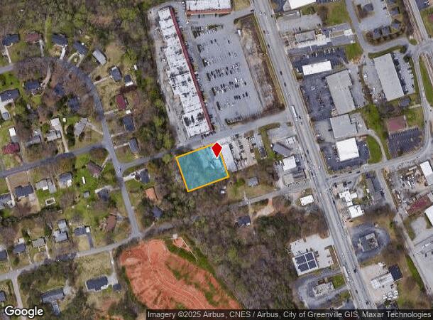  109 Evening Way, Mauldin, SC Parcel Map