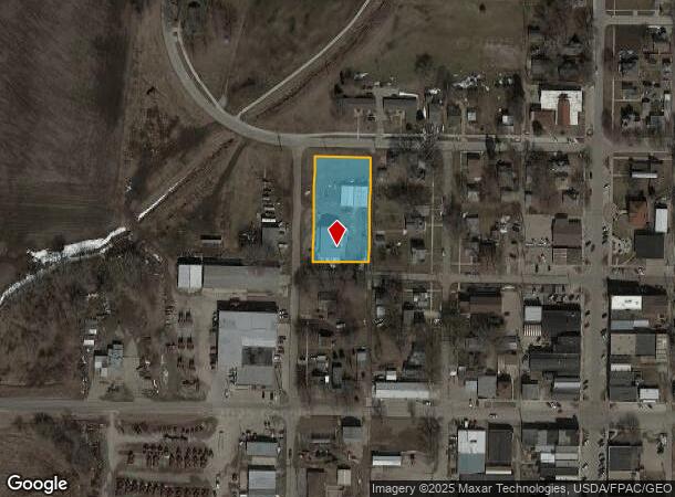  205 N Pine St, Avoca, IA Parcel Map