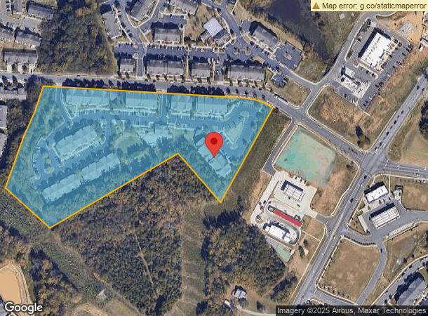  8707 Hollow Eek Cr Cir, Charlotte, NC Parcel Map