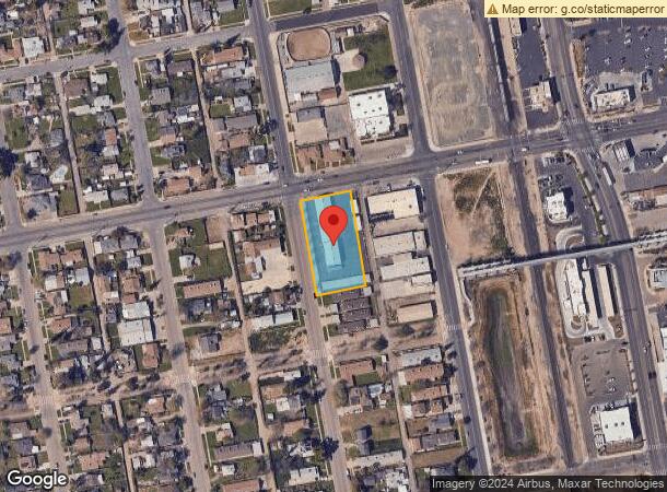  165 W Cross Ave, Tulare, CA Parcel Map