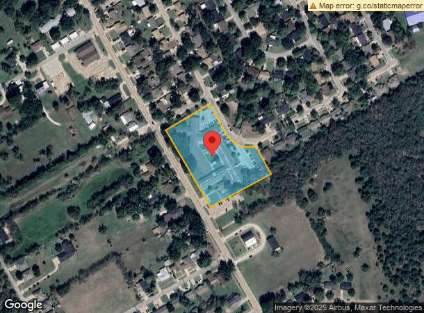  1200 S Hall St, Ennis, TX Parcel Map