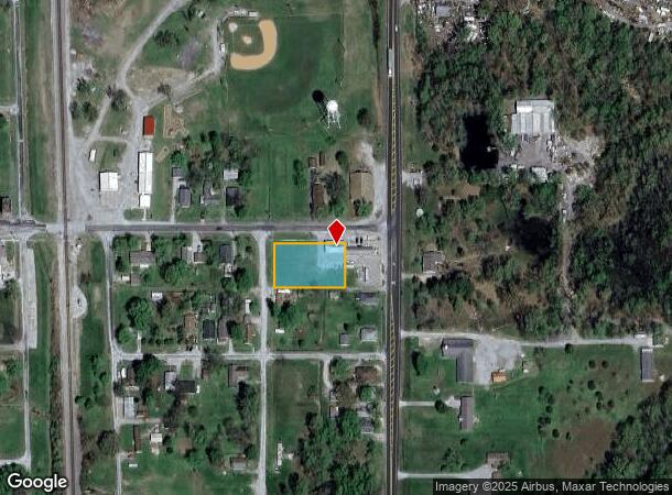 100 Union Ave, Dowell, IL Parcel Map