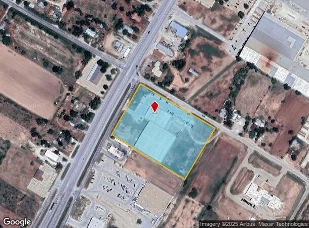 2001 Hutchins Ave, Ballinger, TX Parcel Map