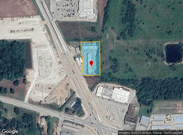  205 N Columbia Dr, West Columbia, TX Parcel Map