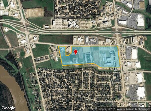  2801 Airline Dr, Bossier City, LA Parcel Map