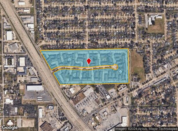  1221 Redford St, Houston, TX Parcel Map