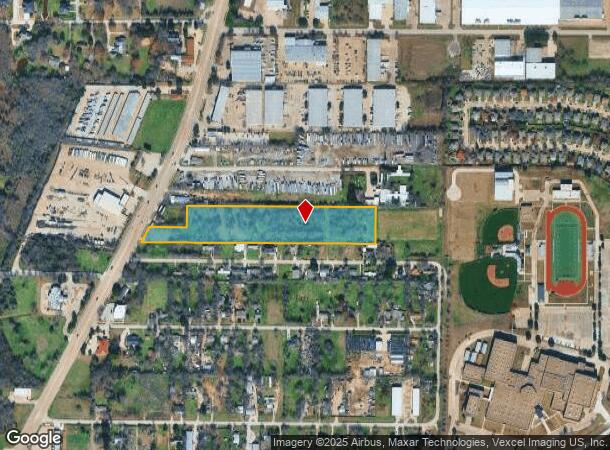  7827 S Cooper St, Arlington, TX Parcel Map