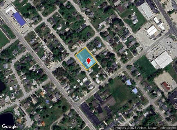  1812 Busseron St, Vincennes, IN Parcel Map