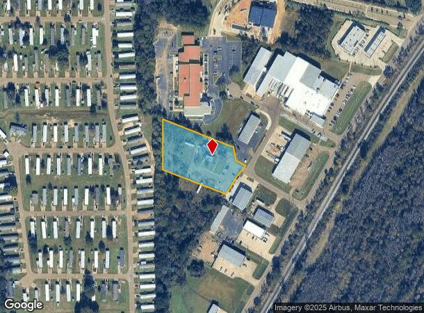 1025 Commercial Park Dr, Pearl, MS Parcel Map