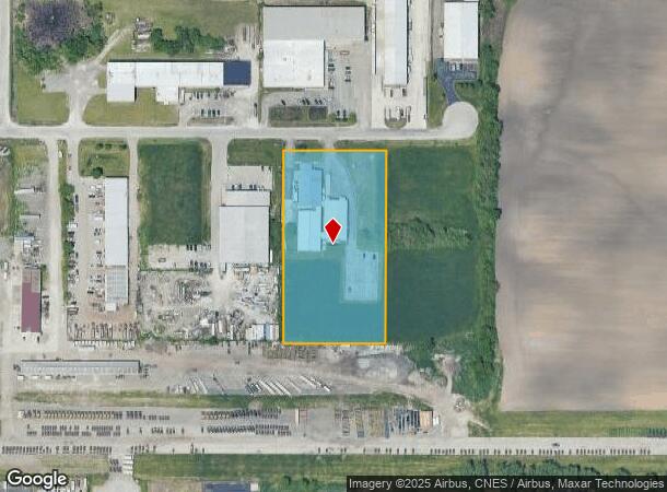  250 Industry Ave, Frankfort, IL Parcel Map