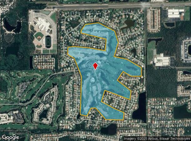  1808 Imperial Golf Course Blvd, Naples, FL Parcel Map