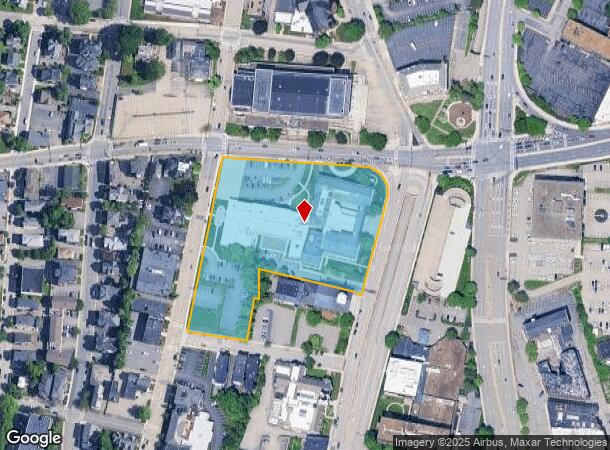  2 Main St, Worcester, MA Parcel Map