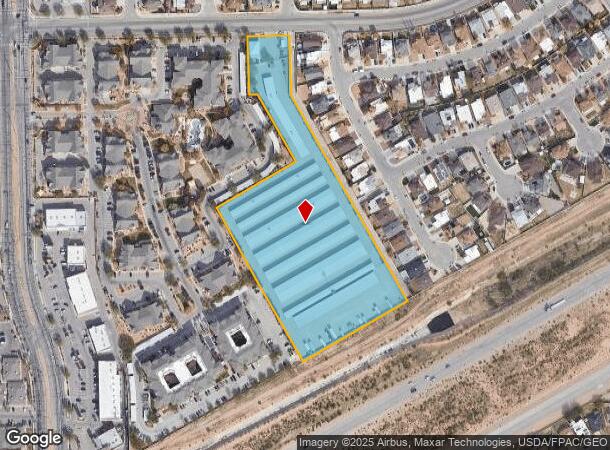  5200 Marcus Uribe Dr, El Paso, TX Parcel Map