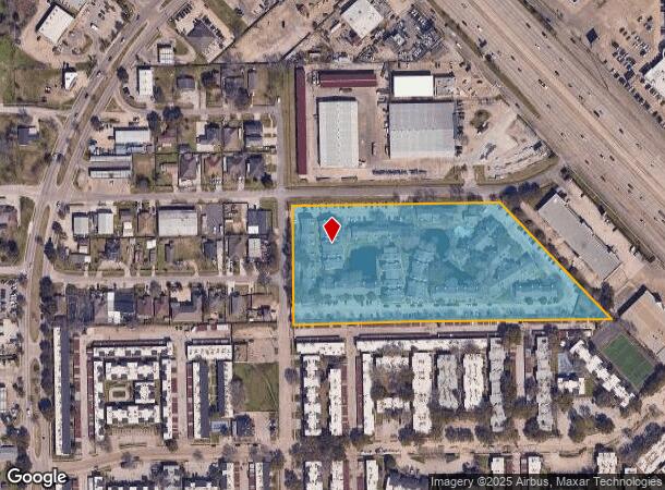 9800 Hollock St, Houston, TX Parcel Map