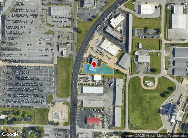  2103 S Thompson St, Springdale, AR Parcel Map