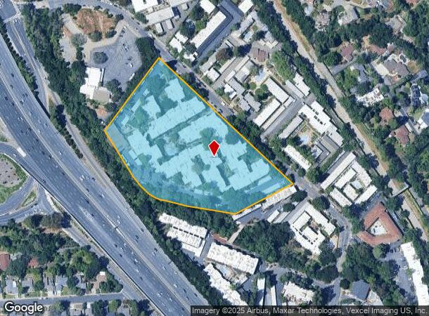 1441 Creekside Dr, Walnut Creek, CA Parcel Map