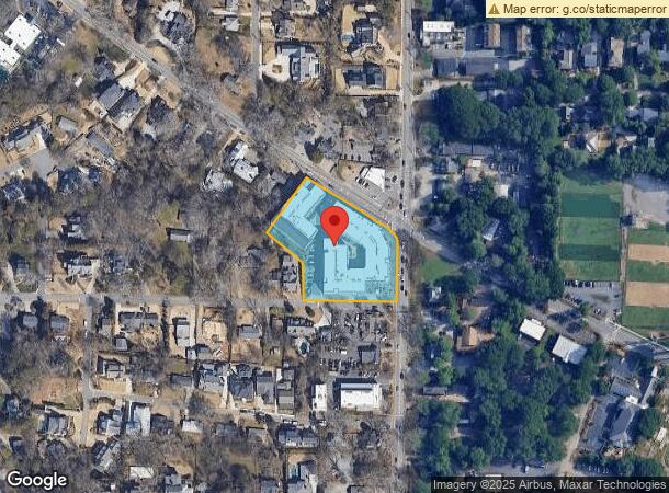  1180 Canton St, Roswell, GA Parcel Map