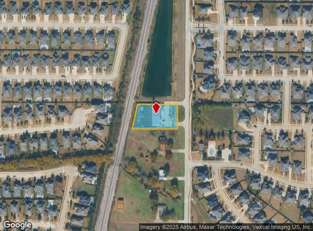 1331 N Coleman St, Prosper, TX Parcel Map