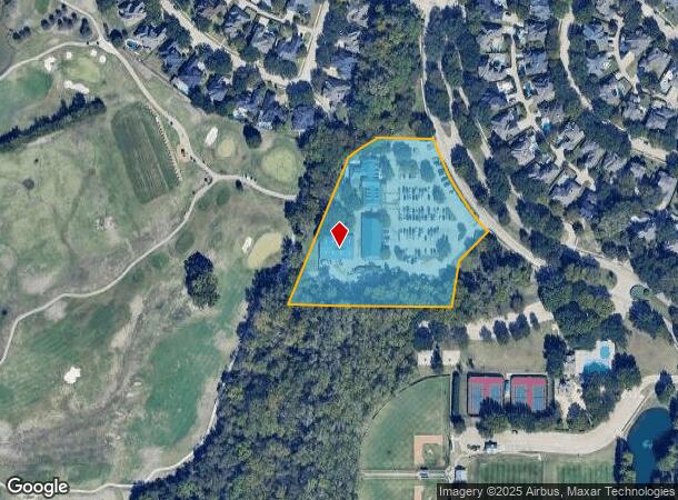 501 Twin Creeks Dr, Allen, TX Parcel Map