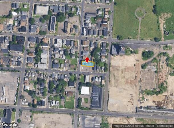 498 Hallett St, Bridgeport, CT Parcel Map