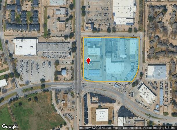 2001 N Collins St, Arlington, TX Parcel Map