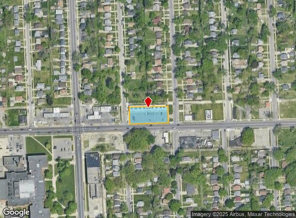  4201 E 7 Mile Rd, Detroit, MI Parcel Map