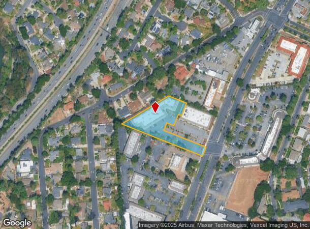  15445 Los Gatos Blvd, Los Gatos, CA Parcel Map