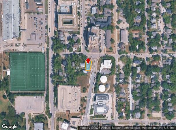 1201 Oread Ave, Lawrence, KS Parcel Map