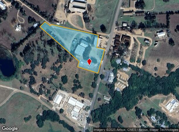 550 N Washington St, Round Top, TX Parcel Map